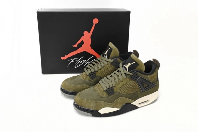 MaikeSneakers Olive Jordan Medium 4 Air Craft FB9927-200 0816